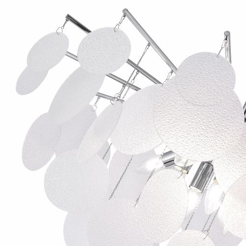 SL1231.102.08 Люстра потолочная ST-Luce Хром/Белый E14 8*60W VITTORIA фото 2 SL1231.102.08 Люстра потолочная ST-Luce Хром/Белый E14 8*60W VITTORIA фото 2