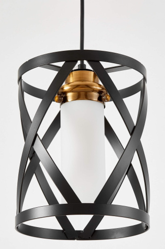 Подвесной светильник Lumina Deco Astila LDP 1242-1 BK+MD фото 5 Подвесной светильник Lumina Deco Astila LDP 1242-1 BK+MD фото 5