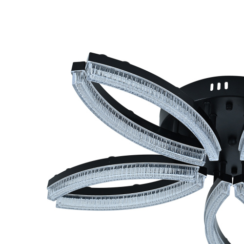 Потолочный светильник 100013/5C LED*98W Black фото 5