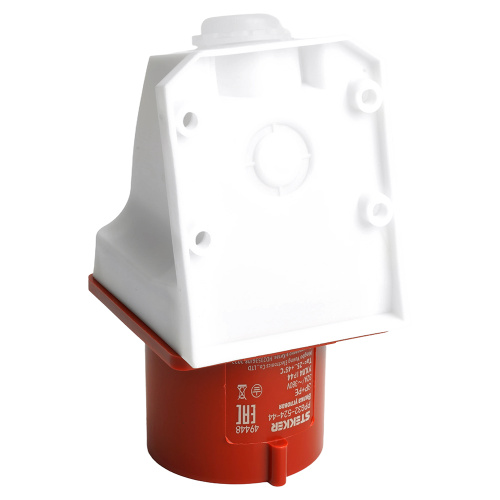 Вилка угловая ST-524 32А 380В 3P+PE IP44, PPG32-524-44, Stekker фото 5