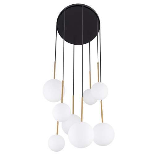 Подвесная люстра Nowodvorski Karo Black/Satine Gold 10934 фото 8