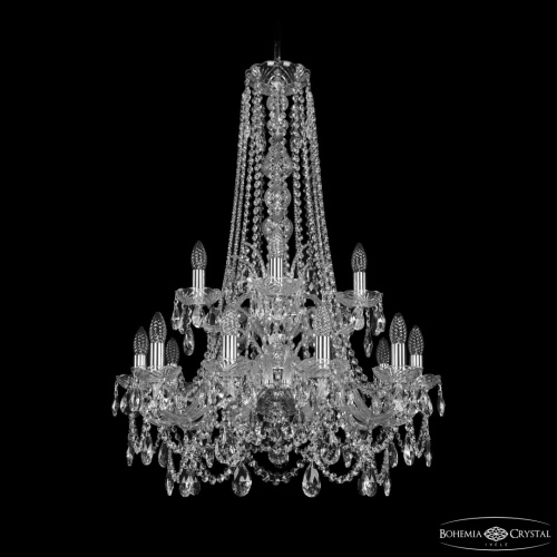 Люстра хрустальная 1411/10+5/240/h-94 2d Ni Bohemia Ivele Crystal (Богемия Ивеле Кристалл) Люстра хрустальная 1411/10+5/240/h-94 2d Ni Bohemia Ivele Crystal (Богемия Ивеле Кристалл)