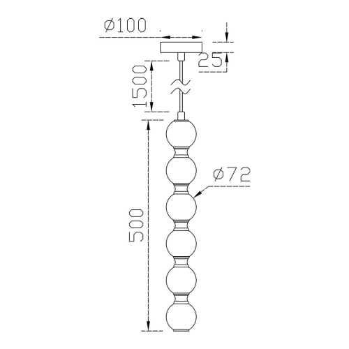 Подвесной светильник Adeline FL1201-6P фото 2 Подвесной светильник Adeline FL1201-6P фото 2