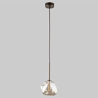 Подвесной светильник со стеклянным плафоном 11025 Lava Brown