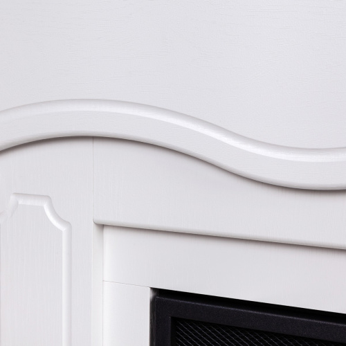 Электрокамин RealFlame Raffaele 25,5 WT белый с очагом Evrika 25,5 LED фото 7