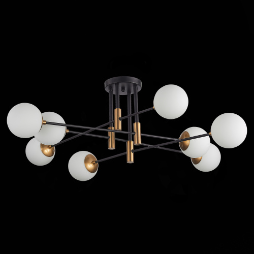 SL1203.402.08 Люстра потолочная ST-Luce Бронза,Черный/Белый E27 8*40W LIMANO фото 5