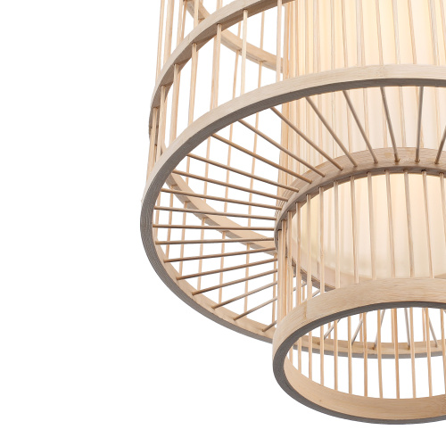 SL6241.523.01 Светильник подвесной ST-Luce Древесный/Белый E27 1*40W ALMA фото 3