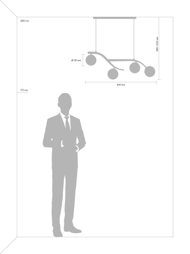 Подвесной светильник Freya FR8014PL-04BS фото 3 Подвесной светильник Freya FR8014PL-04BS фото 3