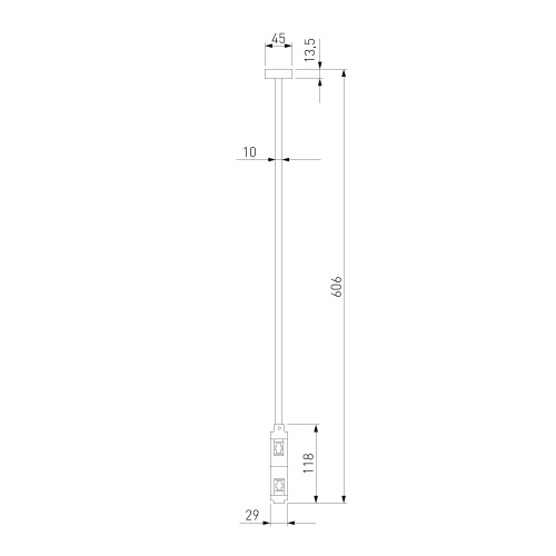 Esthetic Magnetic Декоративная стойка двойная 606 мм 85150/00 фото 7 Esthetic Magnetic Декоративная стойка двойная 606 мм 85150/00 фото 7