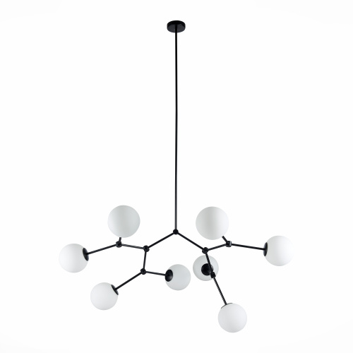 SL1506.403.08 Люстра подвесная ST-Luce Черный/Белый E14 8*40W CHIETI фото 5 SL1506.403.08 Люстра подвесная ST-Luce Черный/Белый E14 8*40W CHIETI фото 5