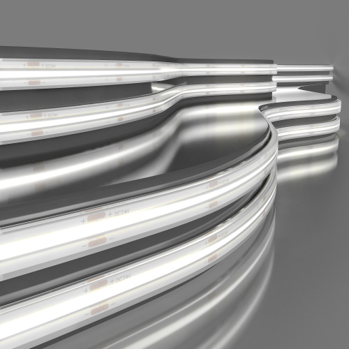 Лента светодиодная 480Led 14W IP68 4200K дневной белый, 5м COB 24V 480Led 14W IP68