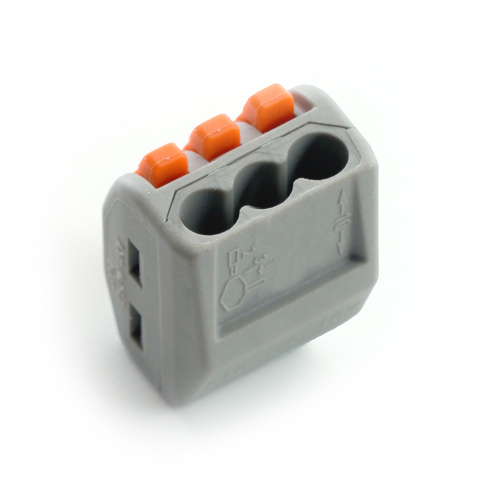 Клемма строительно-монтажная 3-проводная STEKKER, LD222-413 фото 4