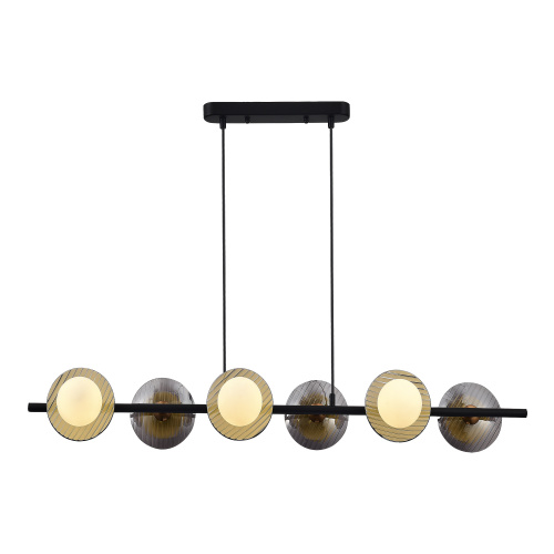 SL1521.403.06 Светильник подвесной ST-Luce Черный/Дымчатый, Белый G9 6*5W 4000K NOON фото 3