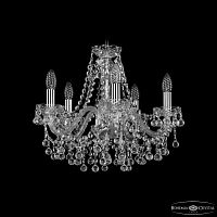 Люстра хрустальная 1409/5/160 Ni Bohemia Ivele Crystal (Богемия Ивеле Кристалл)