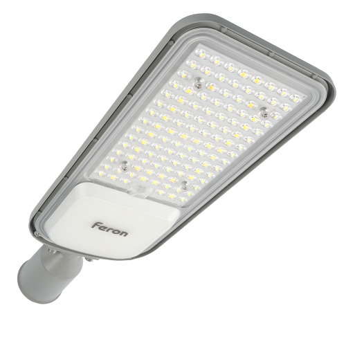 Светодиодный уличный консольный светильник Feron SP3050 100W 5000K 230V, серый фото 8