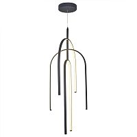 Люстра подвесная Alfa Light F3024-27 BLACK