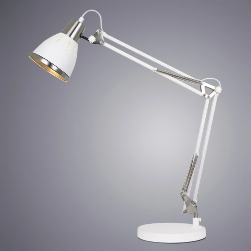 Офисная настольная лампа Arte Lamp PIXAR A2246LT-1WH фото 2