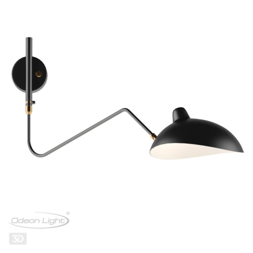 4830/1W WALLI ODL21 459 черный/золотой Настенный светильник E27 1*40W KERBI 4830/1W WALLI ODL21 459 черный/золотой Настенный светильник E27 1*40W KERBI