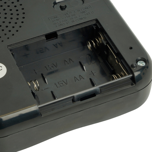 Звонок дверной беспроводной Feron E-378 Электрический 10 мелодий чёрный с питанием от батареек фото 4