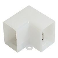 Коннектор L-образный Feron LD5058L прямой угол для соединения светодиодных светильников серии AL5058