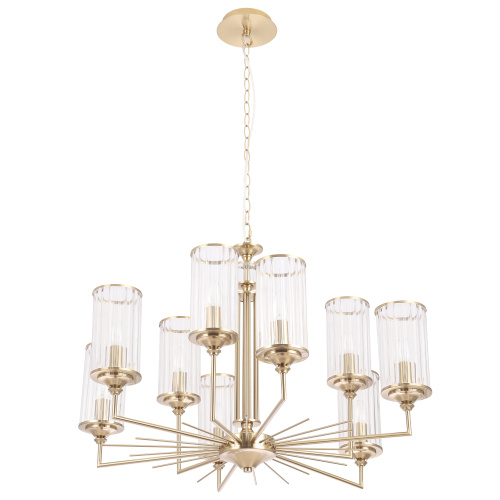 Crystal Lux Люстра Crystal Lux GLORIA SP9 BRASS фото 3