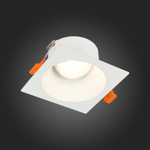 ST207.518.01 Св-к встр. Белый GU10 1*50W  L103xW103xH52 220V Без ламп Встраиваемые светильники фото 9