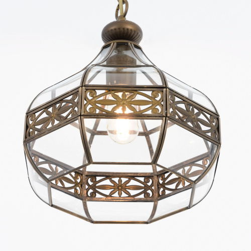 Citilux Гера-2 CL444210 Подвесной светильник витражный Бронза фото 4 Citilux Гера-2 CL444210 Подвесной светильник витражный Бронза фото 4