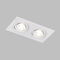 DK3022-WH Встраиваемый светильник, IP 20, 10 Вт, GU5.3, LED, белый, пластик