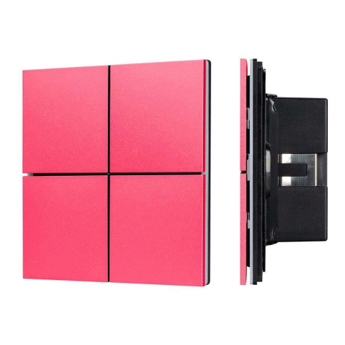 Панель управления Arlight KNX-304-23-IN Rose Red 039664 Панель управления Arlight KNX-304-23-IN Rose Red 039664