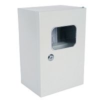 Шкаф учетно-распределительный навесной ЩУРн-1/6 STEKKER EBX60-3/1/6.1-31  IP31 (285*190*145) сталь, серия ArcaMetal