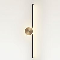 6601/18WL HIGHTECH ODL23 000 черный/античная бронза/металл Настенный св-к IP20 LED 18W 1080Лм 3000K STILO