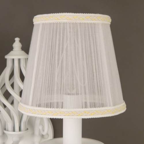 Citilux Ровена CL427320 Бра с абажурами с выключателем Белое фото 7 Citilux Ровена CL427320 Бра с абажурами с выключателем Белое фото 7