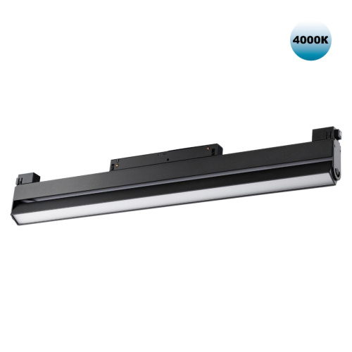 358541 SHINO NT21 158 черный Трековый светильник для низковольного шинопровода IP20 LED 4000K 24W 48V FLUM 358541 SHINO NT21 158 черный Трековый светильник для низковольного шинопровода IP20 LED 4000K 24W 48V FLUM