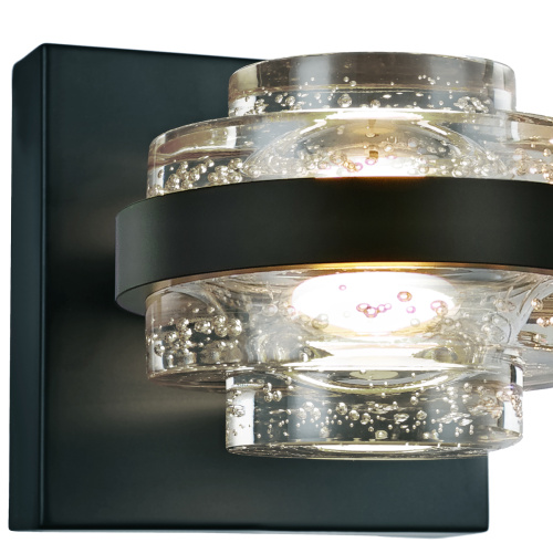 Настенный светильник MB22030002-1A black/clear фото 2