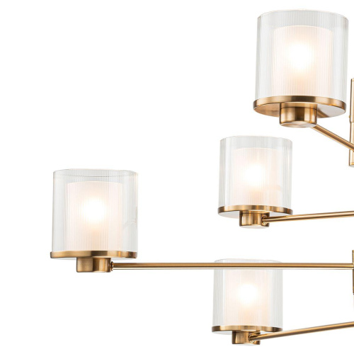 Подвесная люстра Indigo Bilancia 13023/8R Brass V000358 фото 3