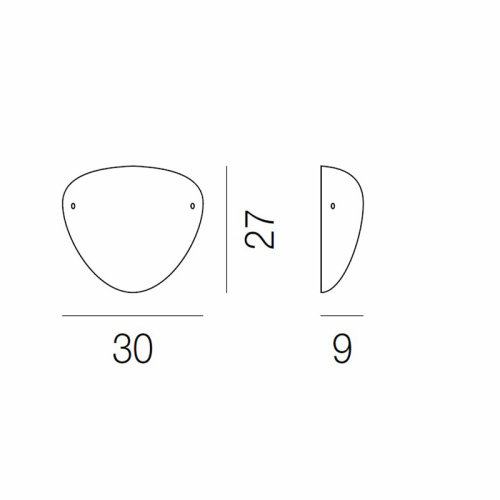 Настенный светильник AP AURA BC фото 3