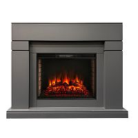 Электрокамин RealFlame Lindelse 26 GR серый, графит c очагом Epsilon 26