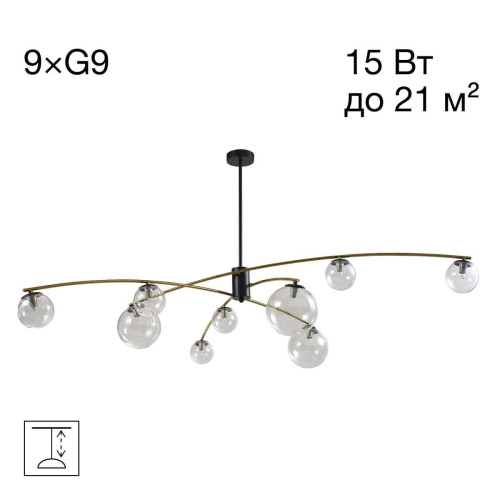 Потолочная люстра Citilux Fisher CL218193 Потолочная люстра Citilux Fisher CL218193