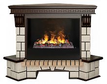Электрокамин RealFlame Stone Coner AO античный дуб c Cassette 630