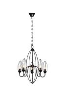 Люстра подвесная Alfa Light F3524-01 Black E14*5