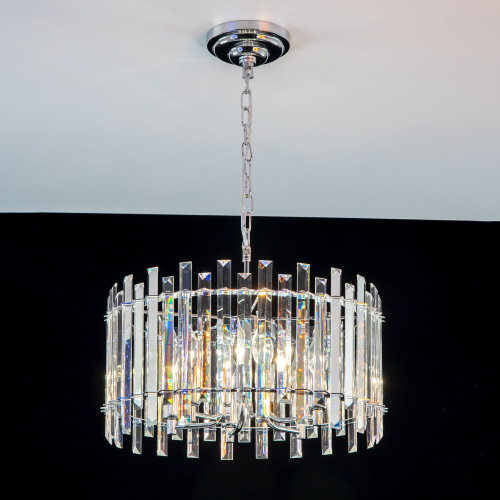 Citilux Ингвар CL334161 Люстра подвесная хрустальная Хром фото 4 Citilux Ингвар CL334161 Люстра подвесная хрустальная Хром фото 4