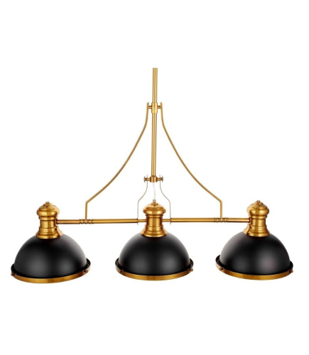 Подвесной светильник Lumina Deco Ettore LDP 710-3 BK+MD фото 4