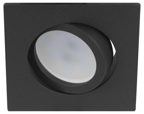 Светильник встраиваемый алюминиевый ЭРА KL87 BK SET 5 под лампу MR16 GU5.3 черный набор 5 шт Б0070929