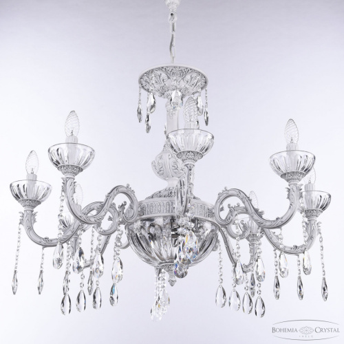 Люстра с хрустальными подвесками AL79101P/8/250 A WMN P Clear/M-1H Bohemia Ivele Crystal (Богемия Ивеле Кристалл) фото 7 Люстра с хрустальными подвесками AL79101P/8/250 A WMN P Clear/M-1H Bohemia Ivele Crystal (Богемия Ивеле Кристалл) фото 7