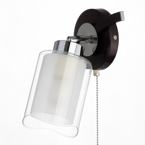 Citilux Фортуна CL156312 Бра с выключателем Венге Хром фото 3 Citilux Фортуна CL156312 Бра с выключателем Венге Хром фото 3