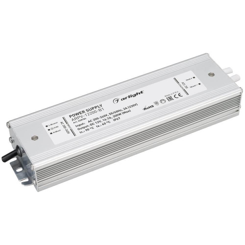 Блок питания Arlight ARPV-12200-B1 12V 200W IP67 16,7A 028784 Блок питания Arlight ARPV-12200-B1 12V 200W IP67 16,7A 028784