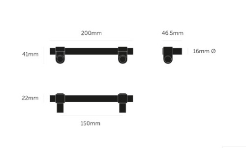 Ручка-скоба Pull Bar Cast Brass фото 6