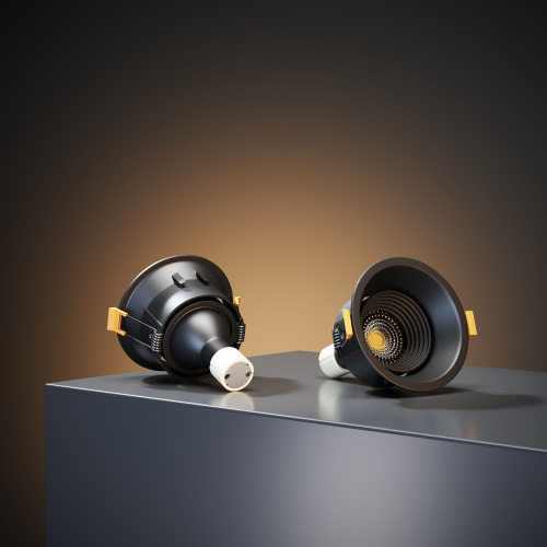 Светильник встраиваемый Punto черный 25016/01 фото 5 Светильник встраиваемый Punto черный 25016/01 фото 5