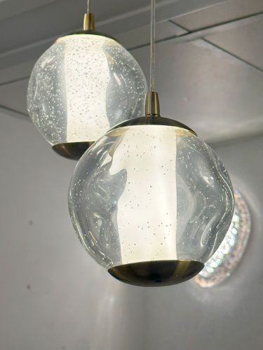 Подвесной светильник OD2437-7 gold/clear фото 3