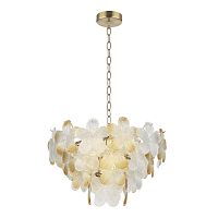 SL6240.203.06 Светильник подвесной ST-Luce золотистый/Прозрачный, янтарный E14 6*60W TENDER